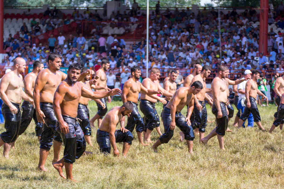 Kirkpinar, the oil wrestling in Edirne